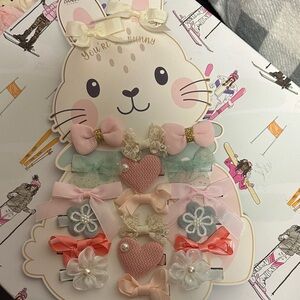 Cute Bunny Hair Accessories Set for Kids